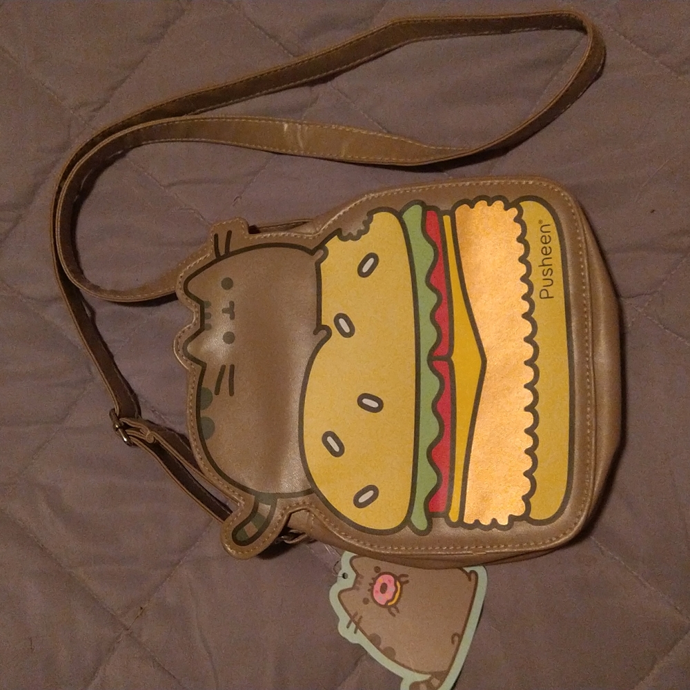 Pusheen Cheeseburger Cross-Body Bag, NWT
